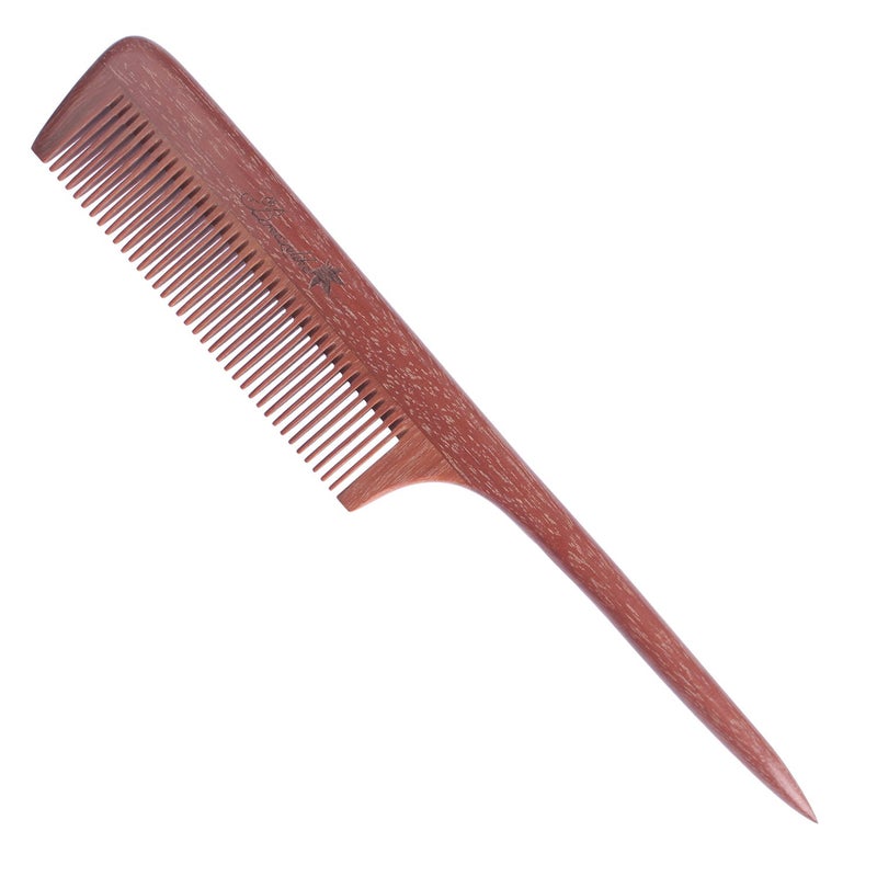 Breezelike Hair Combs - Fine Tooth Red Sandalwood Hair Comb - No Static Wooden Tail Comb for Women - Image 1